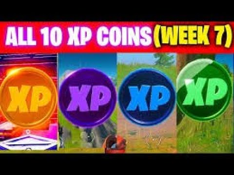 ALL WEEK 7 XP COINS LOCATIONS FORTNITE SEASON 2 CHAPTER 4