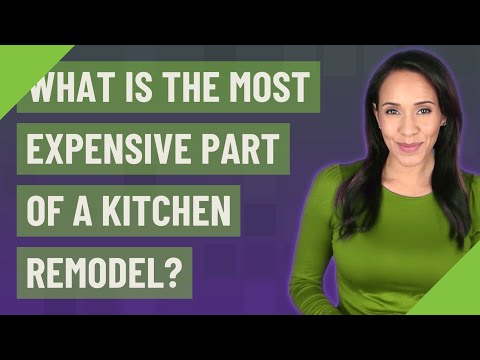 YouTube video about: What is the most expensive part of a kitchen remodel?
