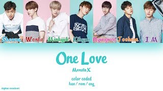 Monsta X (몬스타엑스) – One Love (Color Coded Han/Rom/Eng Lyrics)