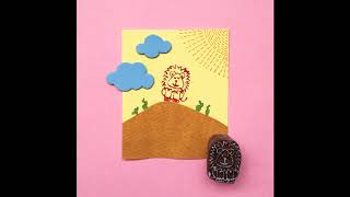 Download lagu What Will Your Child Create With This? Shumee Forest Friends Wooden Stamp Set mp3
