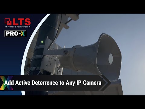 Pro-X | Add Active Deterrence to Any IP Camera