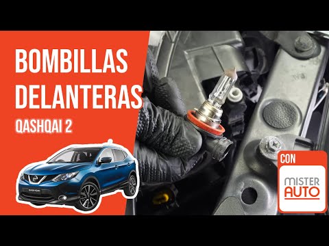 How to change the front bulbs on a Qashqai 2💡