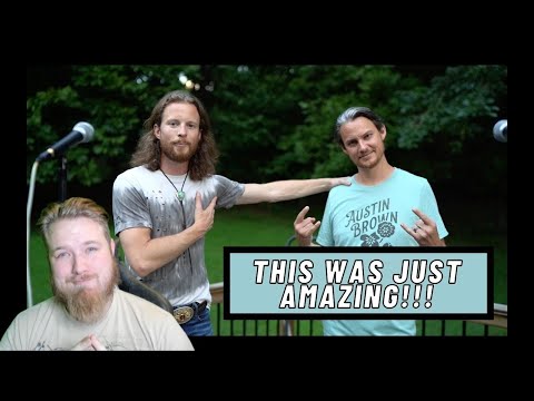 Austin Brown & Tim Foust sing "My Maria" in the Backyard! REACTION!!!