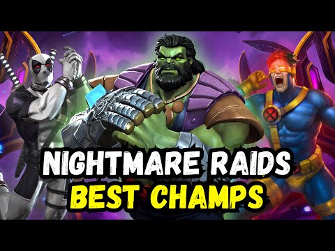 Best Champions RANKED For Nightmare Raids! November 2025 MCOC