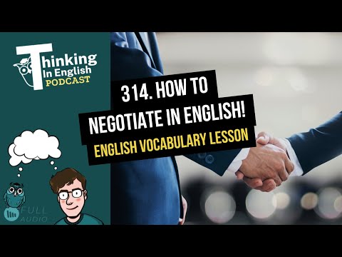 314. How to Negotiate in English! (English Vocabulary Lesson)