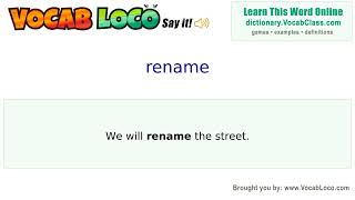 Video thumbnail for rename