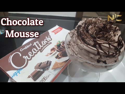 Only 2 ingredient Chocolate Mousse |Chocolate dessert recipe |Chocolate Mousse by Naima.