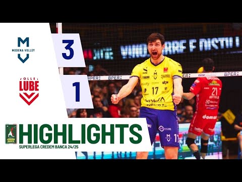 Valsa Group Modena vs. Cucine Lube Civitanova - Superlega Credem Banca VBTV Match Highlights