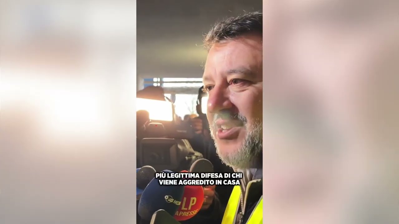 SALVINI SUL CASO DI LONATE POZZOLO: "LA DIFESA È SEMPRE LEGITTIMA"