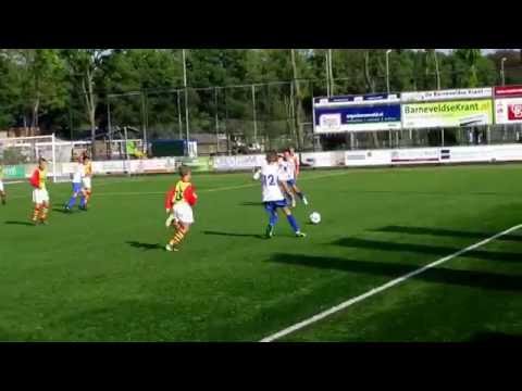 SDVB JO13-1 - CSV Apeldoorn JO13-2, 24 september 2016. Eindstand 2-2