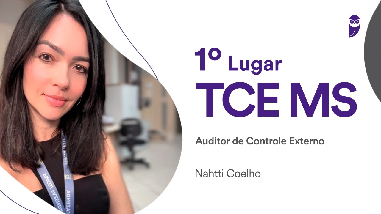 Nahtti Coelho: aprovada em diversos concursos da área fiscal, controle e legislativa