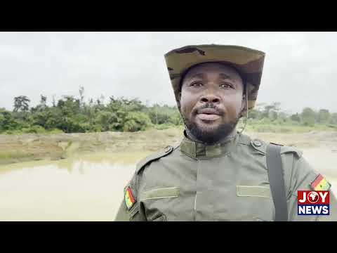 Illegal Miners redirect, pollute Oda river Tributary