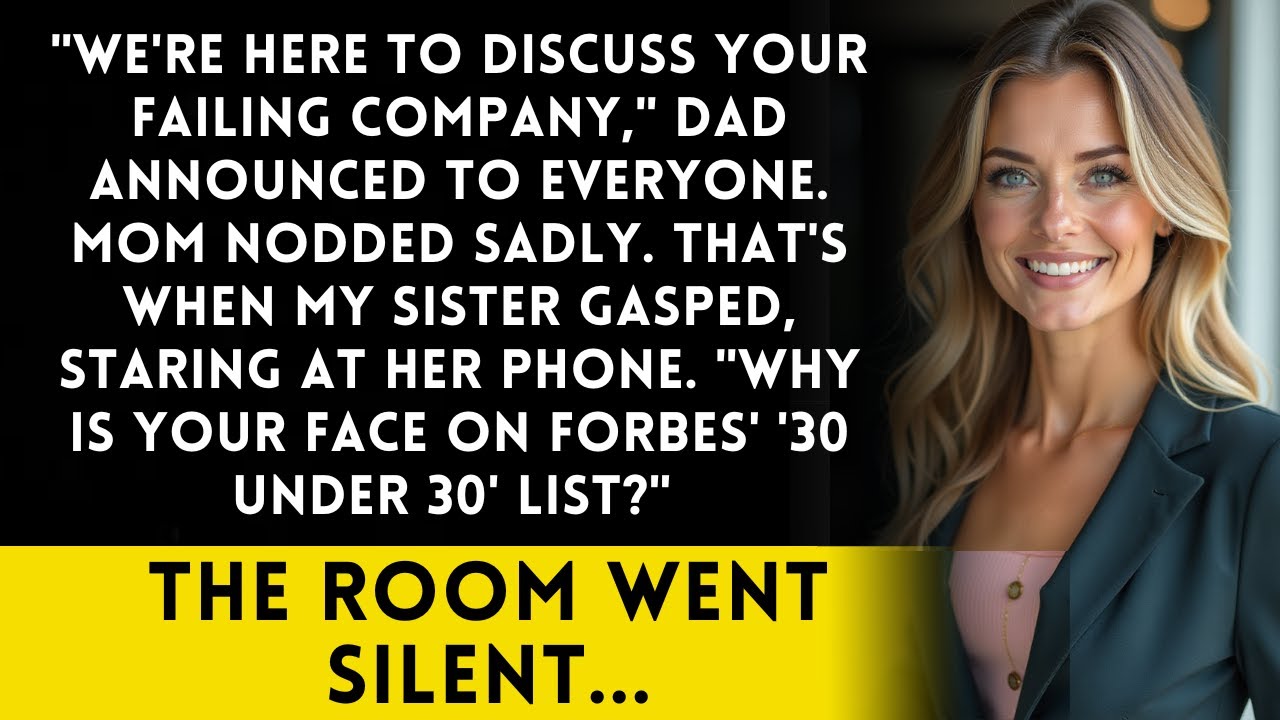 My Parents Called A Family Meeting To "Help" My Failed Business—Then They Saw The Forbes Article