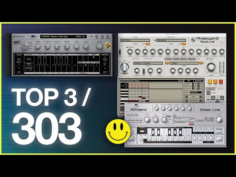 Roland Cloud TB303 vs Audio Realism ABL 3 vs D16 Phoscyon 2 - sound comparison