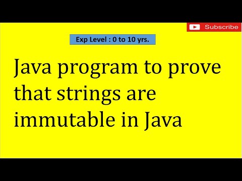 Prove That String Is Immutable In Java String Coding Interview Question