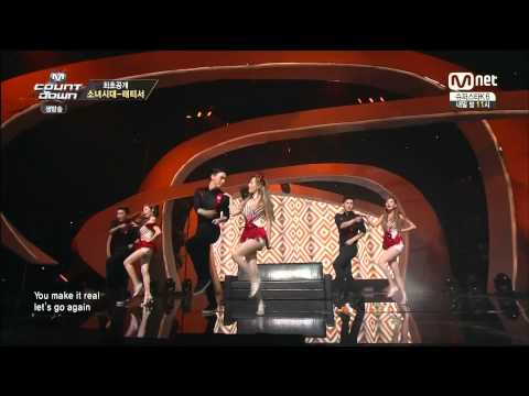 140918 TTS(Girls' Generation) - Adrenaline & Holler @ M! Countdown Comeback Stage