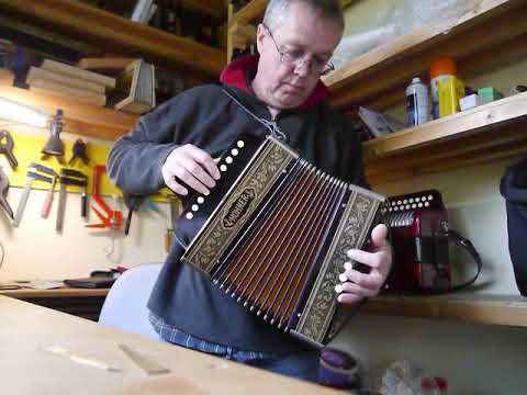 Hohner one row accordion in D - demo