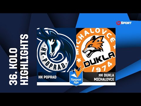 36. kolo: HK Poprad - HK Dukla Michalovce 4:3 sn (2:0, 0:2, 1:1, 0:0)
