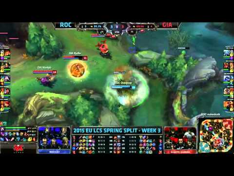 Roccat Nukeduck Kassadin VS Giants PepiiNero Xerath Highlights   2015 EU LCS Spring W3D1
