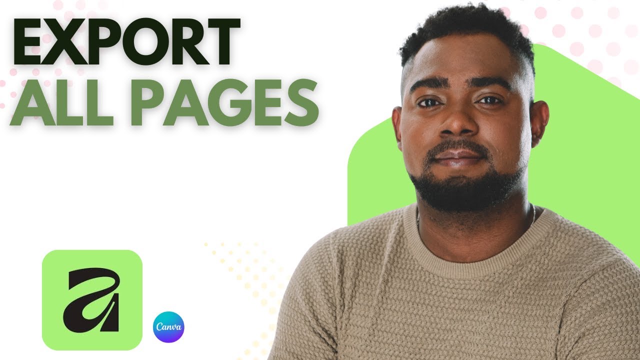 How to Export All Pages of a PDF in Affinity (Designer & Publisher)