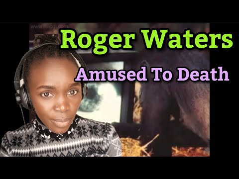 African Girl First Time Hearing Roger Waters - Amused to death | REACTION