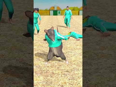 Cuando la Rata Bailarina entra en el Juego del Calamar 🐭 #shorts #babyduck