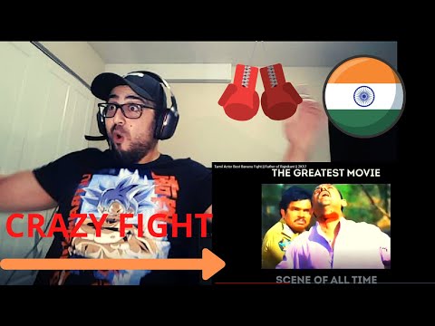 Tamil Actor Best Banana Fight| REACTION Indian movie || Father of Rajnikant