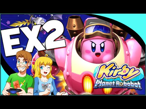 Kirby Planet Robobot 3DS Walkthrough Extra Levels Part 2 UFO KIRBY POWER!