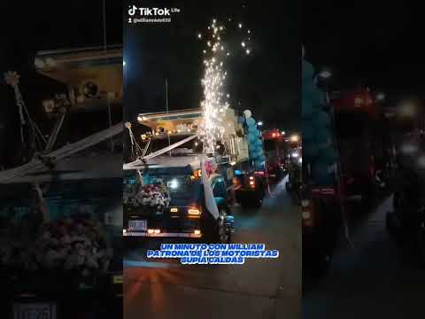 Un minuto con William. Patrona de los motoristas. Supía Caldas