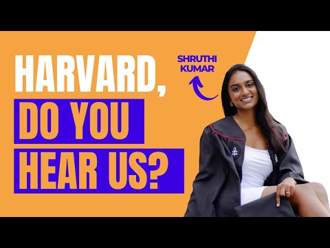 Speaking Truth to Power: Shruthi Kumar's Harvard Address