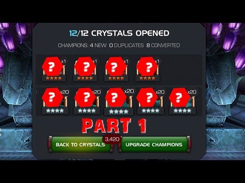 MARVEL CONTEST OF CHAMPIONS: HUGE Crystals Opening But... (Part 1)