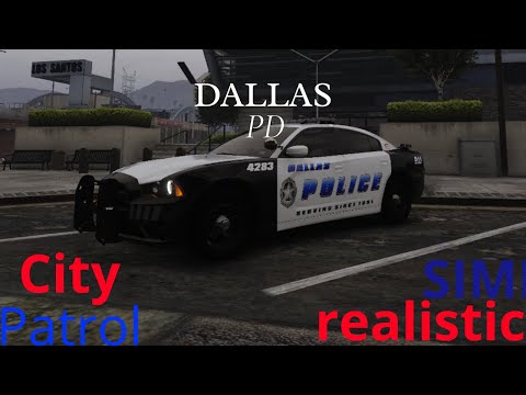 Intense Dallas Police Charger Patrol | GTA 5 LSPDFR Gameplay