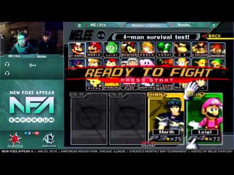 New Foes Appear 4 [1/25/16] - WS: Knubs. (Luigi) vs. ME | Vro (Fox)