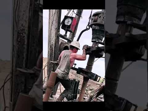 Wanna work in the oil field? - drilling rig pipe connection