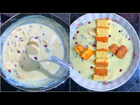 Fruit custard recipe | Super creamy Custard recipe|Ramadan special|Easy Summer Dessert | Adeeba Naaz