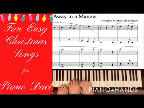 5 Easy Christmas Songs for Piano Duet
