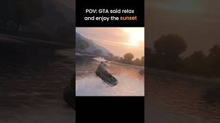 POV: GTA Said Relax 🌅 #viral #gta5 #gta #shorts #trending #sunset