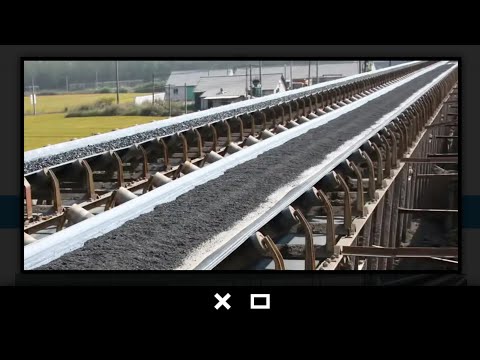 Conveyor belt of industry/ conveyor belt in plant/ material ...