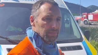 Tommaso, il vigile del fuoco che perso la casa nell'incendio del monte Faeta