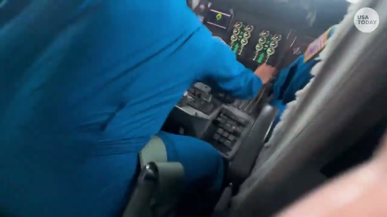 NOAA flight crew encounters rough air while entering eye of Hurricane Melissa