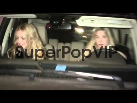 Francesca Eastwood and Alison Eastwood depart Chateau Mar...