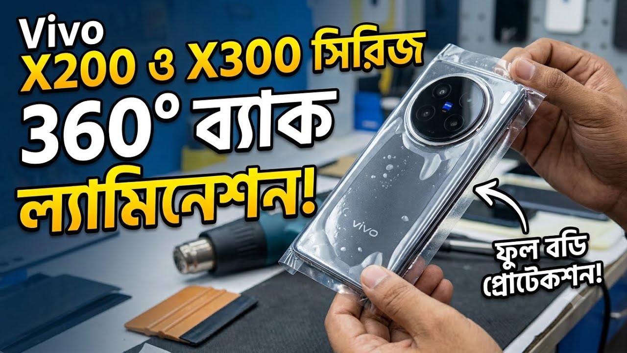 Vivo X200 360° Back Lamination 🔥 Full Body Protection!