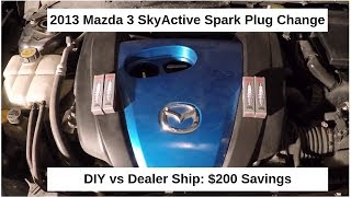 2013 Mazda 3 Spark Plug Change
