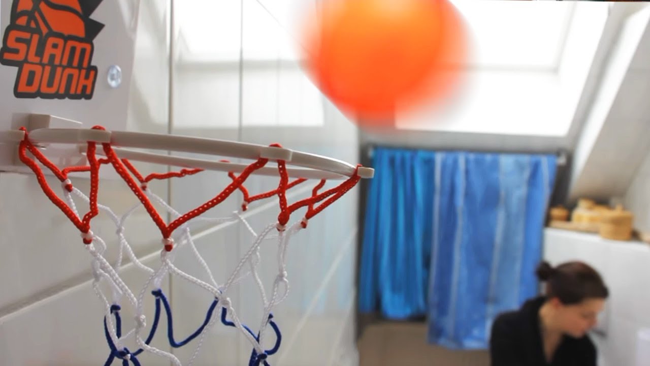 Toiletten-Basketball-Set Ballspiel Klo Basketball witziges Geschenk für Männer 