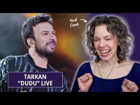 First time hearing TARKAN! Vocal coach reaction and analysis feat. the song "Dudu" performed LIVE