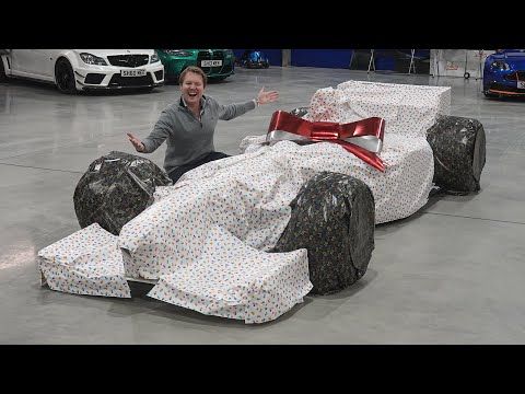FORMULA 1 CAR CHRISTMAS PRESENT! You Won't Believe The New Shmeemobile