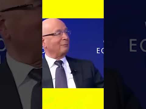 Creepy Statement By Klaus Schwab