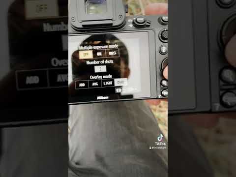 NIKON Z6II DOUBLE EXPOSURE #Shorts #youtubeshorts