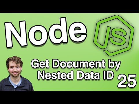 Get Document by Nested Data ID - Node.js Tutorial 25