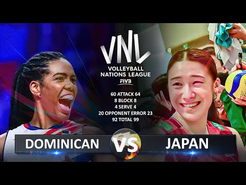 Dominican Republic vs Japan | Women's VNL 2024
